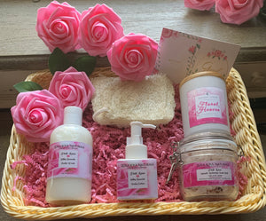 Pink Rose Mother’s Day Gift Basket