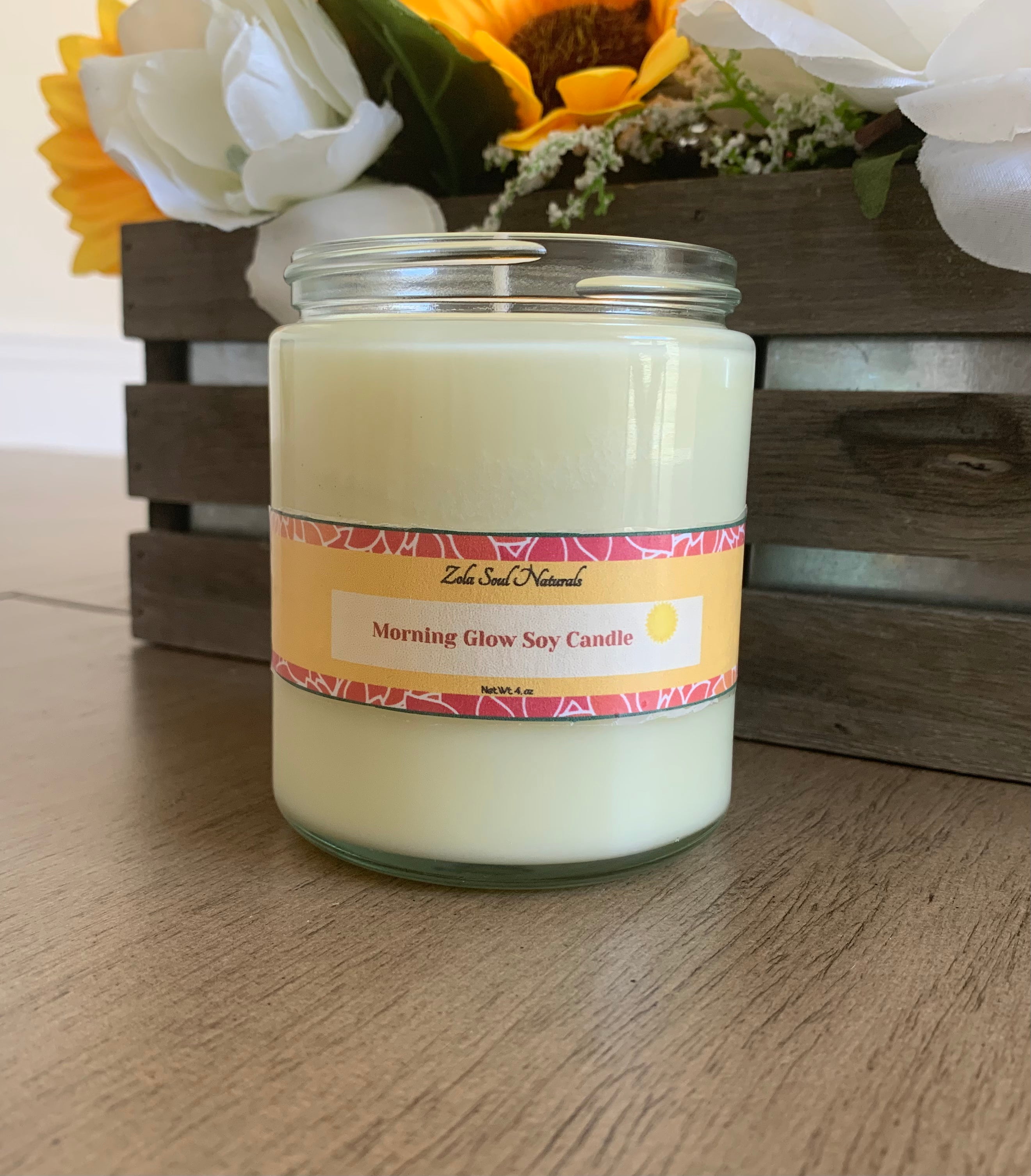 Morning Glow Soy Candle – Zola Soul Naturals